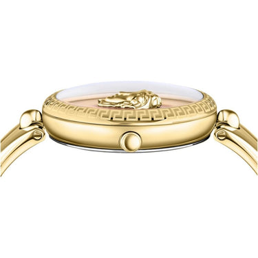 Versace Damen Armbanduhr PALAZZO gold, rot 39 mm VECO03022